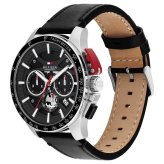 【選べるノベルティー付き】トミーヒルフィガー TOMMY HILFIGER 腕時計 メンズ クロノグラフ タキメーター デイト BANK 1792258【2026 新作】