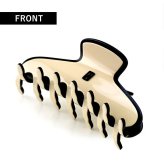 アレクサンドル ドゥ パリ ヘアクリップ レディース ブランド ALEXANDRE DE PARIS パリジェンヌLクリップ ACCL-17630-03-Y ベージュ ブラック