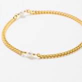 ステーションツー パールブ レスレット 喜平 キヘイ シルバー ゴールド アクセサリー ペアアクセ ギフト