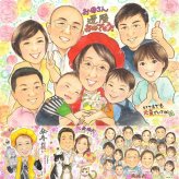 記念日の記念に、大切な人の心に寄り添う似顔絵です。 還暦 似顔絵 プレゼント 名入れ 贈り物 手描き ギフト 記念日 長寿 敬老の日 お祝い 大人数 家族 祖父母 ご両親 下書き確認 修正無料 名入れ 似てる 一生もの かわいい 宝物 古希 宝物 還暦祝い 60歳 引っ越し 快気祝い クリスマス カラフル オリジナル 闘病中の方への励まし 米寿祝い 二次会 応援 喜寿祝い メモリアルギフト