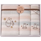 【直送】ミッフィー バス フェイス [26-7087-145] ウォッシュタオルセット オーガニックコットン キャラクター ギフト
