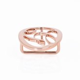 ジョルジオスタメッラ バックルのみ トップ式バックル Gロゴバックル レディース ブラス100% アルチェ用 幅3cm用 FBM GLB2 30 ピンクゴールド 送別会 誕生日 お中元 結婚祝い 結婚式 高級 父の日 母の日 ホワイトデー