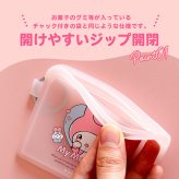 シリコンミニポーチ FLAPPO フラッポ サンリオ SANRIO 甘えんぼ ナミダ フラット ポーチ ミニ カードケース リップ ミニサイズ クロミ KUROMI キャラ 子供 クリア シリコン  シリコン製 マチ無し シンプル パステルカラー 女の子 レディース