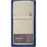 今治薄麗 今治薄麗 フェイスタオル [26-0599-051] IPG43100-BE タオル ｜ 綿100% 薄手 乾きやすい コンパクト ｜ 内祝い ギフト プレゼント 日常使い | ストライプ柄 清潔 吸水性 ｜ 化粧箱入