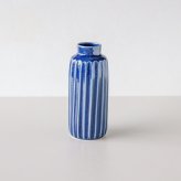 陶器の花瓶 削ぎ ロング S・M・L フラワーベース セン トーツウ｜レッド ブルー パープル｜ おしゃれ かわいい｜北欧 カフェ風 インテリア 一輪挿し 花びん 花器｜ギフト プレゼント 新生活 母の日【TOTU】