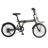 自転車 折り畳み MIMUGO ミムゴ ACTIVEPLUS ノーパンク20インチ折畳み自転車 6段変速機搭載 MG-AP206NBZ【代引不可】【メーカー直送】
