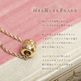金属アレルギー対応 ネックレス ハワイアンジュエリー 純チタン ゴールドカラー ネックレス 誕生石 バレル Sサイズ チェーン 長さ選べる イオンプレーティング メンズ レディース プレゼント 【品番：CG-TIP403S-RYP】