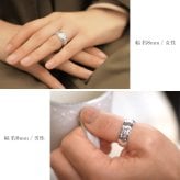 ペアリング 2本セット ハワイアンジュエリー 刻印 無料 誕生石入れ可 指輪 6号～29号 太め 幅約8mm シルバー925 ギフト対応可 ピンキーリング 大きいサイズ ハワイアンジュエリー リング カップル 夫婦 プレゼント ハロウィン 【品番：SR3202P】