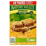 ネイチャーバレー　クランチー　オーツ＆ハニー　100%全粒オーツ麦使用　シリアルバー　Nature Valley Crunchy　大容量　40個パック
