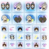 モンチッチ カットピースシール (チェック) 文具
