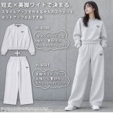 Reebok リーボック トレーナー レディース RL-6500 スウェット クロップド ショート丈 長袖 クルーネック 裏起毛 暖かい ロゴ 刺繍 防寒 スタイルアップ スポーツ カジュアル ファッション トレーニング 黒 M L LL 2026FW Karlas