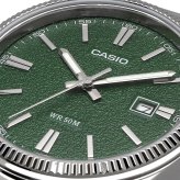 CASIO 腕時計 カシオ 時計 ウォッチ チープカシオ チプカシ アナログ クオーツ メタルバンド シルバー グリーンテクスチャードフィニッシュダイアル 海外モデル MTP-1302DA-3AV [並行輸入品]