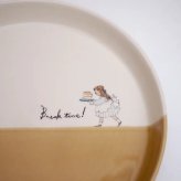 リムプレート2枚セット / くらはしれい「ミルクの時間」シリーズ / ギフトボックス＆熨斗付き / 瀬戸焼 食器・プレート【送料無料（北海道・沖縄を除く）】