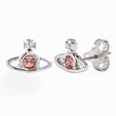ヴィヴィアンウエストウッド Vivienne Westwood ピアス イヤリング ナノ ソリティア レディース シルバー ローズ 6201003702P783 ジュエリー 送別会 誕生日 結婚祝い 結婚式 彼氏 息子 夫 男性 高級 父の日 母の日【スペシャルラッピング660円(別売り)】 即日発送 彼氏 財布 バレンタイン