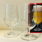 名入れビールグラス リーデル オヴァチュア ビアーペアセット＊ギフト商品【名入れ彫刻込】