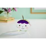 アクリルkittoko【D】(purple × yellow × blue) ファーストヘア ファーストカット 出産祝い お誕生日 ギフト プレゼント