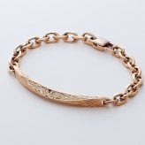 ハワイアンジュエリー ペアブレスレット つけっぱなし 刻印 ステンレス 金属アレルギー ブランド 大人 シンプル プレート スクロール 波 ハワジュ 金アレ サージカルステンレス 2本セット クリスマス 誕生日 記念日 プレゼント テラグラティア Terra-gratia PairBracelet【gbss132pair】