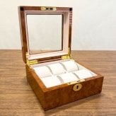 正規品 ロイヤルハウゼン 腕時計 収納ケース 6本 時計ケース ウォッチケース コレクションケース 木目調 ブラウン 鍵付き メンズ レディース Royal hausen 成人 卒業 入学