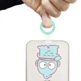 サンリオ マルチリングプラス ハンギョドン スマホリング 落下防止 ストラップホルダー 挟むだけ キャラクター グッズ 雑貨 携帯アクセサリー スマホケース用 サンリオ正規ライセンス品