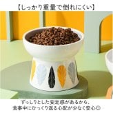 フードボウル 猫 犬 陶器 おしゃれ 高さ 通販 餌皿 給食ボウル 給水ボウル ペット皿 猫用食器 犬用食器 陶器製 セラミック製 おしゃれな 高さがある 食べやすい 滑りにくい 食器台 台付き 猫用品