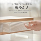 アクリル 収納棚 ワイドタイプ ONLS0344 アクリル収納 リビング収納 シンプルスタイル モダン 角型 ラック アクリルラック 透明ラック クリアラック ディスプレイラック幅62cm 奥行20.5cm 高さ13.5cm 新生活