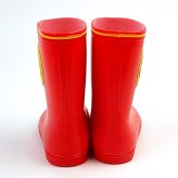 おさるのジョージ レインブーツ RD 15cm 長靴 雨 おでかけ こども 幼児 幼稚園 保育園