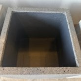 鉢カバー おしゃれ 大型 四角 40cm キューブ ラテルストーン Mサイズ スクエア 高級 北欧 室内 屋内 観葉植物用 サボテン 特大 玄関 インテリア プランター 深型