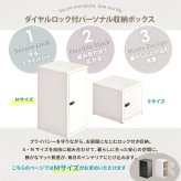 ロック付き収納 レクタンボックスM ONLS0394 ダイヤルロックキー付き 幅30cm 奥行36cm 高さ60cm リビング収納 韓国スタイル カジュアル 角型 スチール 鍵付き収納 鍵付きロッカー パーソナル収納 書類収納 小物整理 オフィ