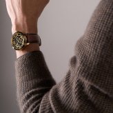 フォッシル FOSSIL 腕時計 メンズ TOWNSMAN アニメーション デジアナ ブラウン レザーウォッチ FS6190【2026 新作】