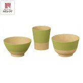 やさしい彩り むつみ揃 うぐいす 椀 カップ セット 計3点入 食器セット 和食器 飯椀 汁椀 カップ 電子レンジ対応【北海道・沖縄県・離島 配送不可】