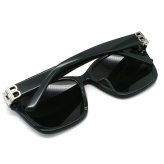 バレンシアガ BALENCIAGA サングラス アジアンフィット UVカット アイウェア ウェリントン BB0102SA-014 メンズ レディース ユニセックス グリーン 海外正規品
