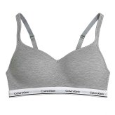 カルバンクライン Calvin Klein(CK) ブラ&ショーツ ビキニ セット ロゴ 無地 ノンワイヤー 下着 アンダーウェア QP3561O+F3787 レディース グレー