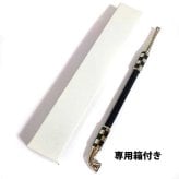 煙管 浅草煙管市松銀色 きせる 喫煙具 TSUGE キセル 金 天然木 ツゲ シルバー たばこ おしゃれ かっこいい プレゼント ギフト
