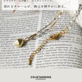 【CO＊STARRING コ・スターリング】2way ツートーンのチャームネックレス (26-7-011-LNE)レディース アクセサリー おしゃれ カジュアル ナチュラル 大人 上品 金属アレルギー対応 おしゃれ 人気 母の日 60代 50代 40代 30代