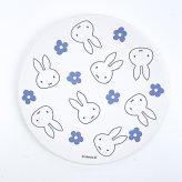 ミッフィー miffy 吸水コースター 総柄 ブルードレス キッチン