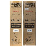ORION（オリオン） PDG-241F　24インチ　ポータブル　チューナーレス　スマートテレビ 約幅 54.9×高さ36.7×奥行 11cm #76213 ※地上波テレビ非対応