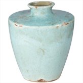クラシックモダン 花瓶 ブルー