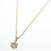 K18PG ダイヤモンド ネックレス 0.1ct ペンダント 18金 ピンクゴールド ベネチアンチェーン レディース アクセサリー ジュエリー 誕生石 シンプル 華奢
