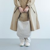 CLASKA DO クラスカ ドー Sac de rectangle 【toile】 renew NR-03926 バッグショルダー/斜めがけ/おしゃれ/かわいい/麻/レザー/使いやすい/カジュアル/ワッシャー加工/