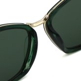 マックスマーラ Max Mara サングラス グローバルフィット UVカット アイウェア キャットアイ フォックス MM0162/S 96N 54 メンズ レディース ユニセックス グリーン（クリア）+グリーン 海外正規品
