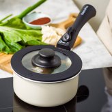 GreenPan グリーンパン クリックシェフ ガラス蓋16cm NR-04398 フライパン蓋/フタ/ふた/ガラス/持ちやすい/使いやすい/16cm/グリーンパン/クリックシェフ/
