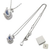 SWAROVSKI スワロフスキー ネックレス 5723389 Swan アクセサリー シルバー