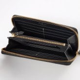 ベリーズヨーク　BELLIES YORK　ラウンドファスナー長財布　BYTM1878BK　ブラック　ベジタブルタンニン　イタリアンレザー　牛革　”エイジングを楽しむ革小物”