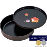 紀州塗 花舞うさぎ 盆付菓子鉢 2205029