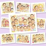 贈り物 似顔絵 古希 ギフト プレゼント 名入れ 手描き 古希 70歳 誕生日 長寿 長寿祝い 大人数 お父さん 家族 両親 お母さん 下書き確認 名入れ 修正無料 サプライズ 似てる 一生もの 喜ばれる 長寿祝い 70歳 思い出 闘病中の方への励まし 還暦祝い 贈答品 お祝い返し 卒寿祝い 快気祝い 感激 ハロウィン 喜寿祝い 感謝 結婚祝い 古希祝い お祝いの品