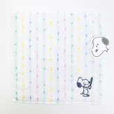 スヌーピー ミニタオル (Washing) ホワイト ハンカチ 西川 日本製 SNOOPY