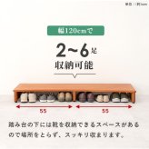 \クーポン配布中/ 玄関踏み台 介護 幅1200mm 木製 アジャスター付き ステップ台 昇降台 昇降補助 段差軽減 踏み台 玄関収納 滑り止め付き 天然木 玄関 エントランス 入口 くつ収納 クツ収納 シューズ収納 補助台 足台 ステップ 木製 \12