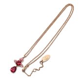 ヴィヴィアンウエストウッド Vivienne Westwood ネックレス ペンダント 63020302-02G366 ISMENE DROP PENDANT アクセサリー レディース ピンクゴールド 海外正規品