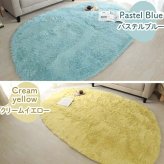 ラグ カーペット ハート 楕円 かわいい ライトグレー 洗える すべり止め オールシーズン ウレタン 抗菌防臭効果 おしゃれ シンプル レトロ モダン ホット 床暖房対応 新生活