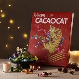 CACAOCAT カカオキャット アドベントカレンダー NR-04223 お菓子 チョコレート北海道/ボンボンショコラ/クリスマス カウントダウン 日めくり カレンダー/ギフト プレゼント/人気/スイーツ/猫 デザイン/おいしい/DADACA/
